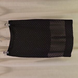 Sexy black pencil skirt